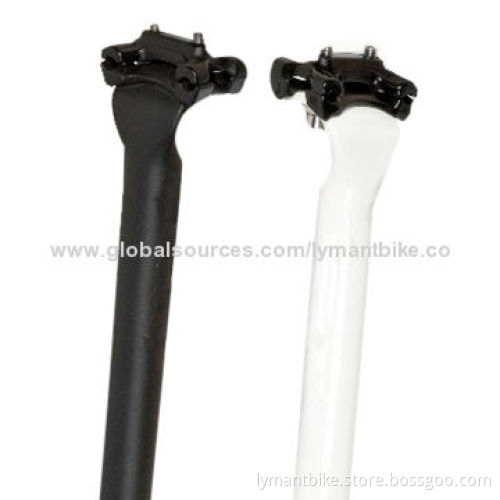 Bicycle Seat Post, Made of Aluminum Alloy 3D Forged, with Carbon, Diameter of 27.2/30.8/31.6mm